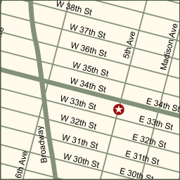 map of the area